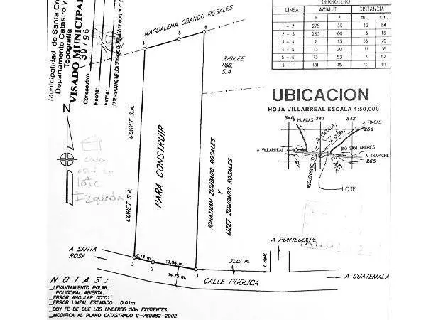 EXCLUSIVIDAD - Parcela plana de 1.385 m2 - Santa Rosa - East Tamarindo
