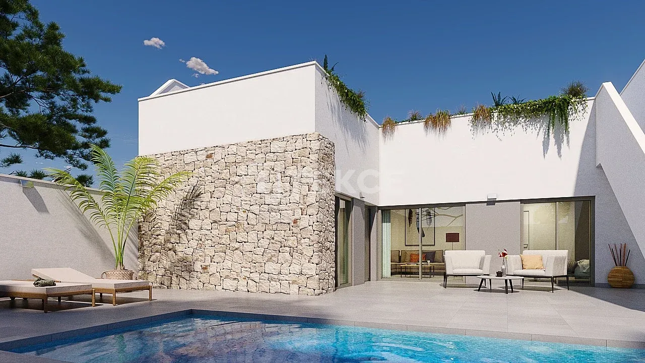 Bungalows mit exklusivem Pool in Pilar de la Horadada