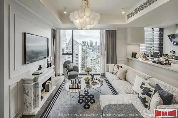 Luxury Newly Completed High-Rise Condo in Excellent Location at Sukhumvit 23, Asoke - The Collection Design 3 Bed Duplex on the 33rd and 34th Floors - 10% Discount and Full Furnished!