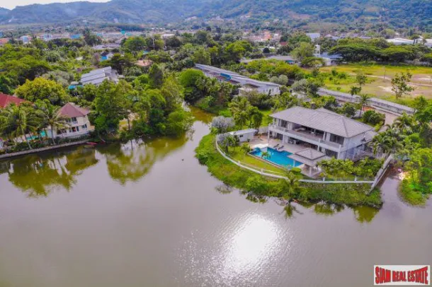 Land & House Park - Magnificent Lakefront Five Bedroom Pool Villa for Sale in Chalong