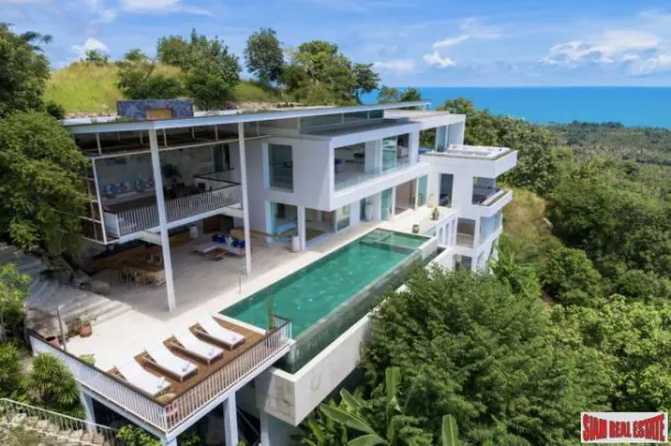 Villa Shakil - Luxury 4 Bed Sea View Villa at Taling Ngam South West Koh Samui