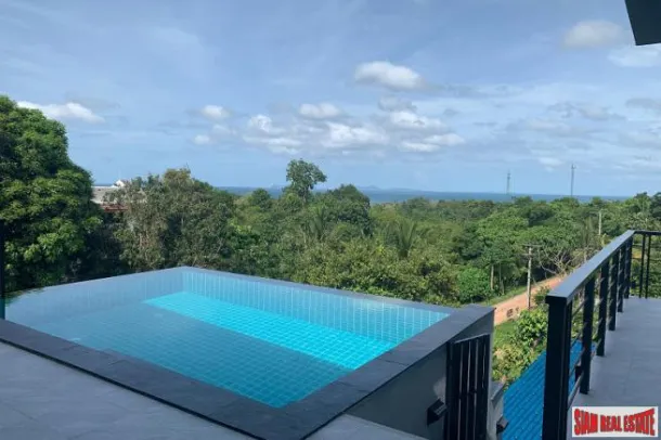 New Sea View Three Bedroom Pool Villa for Sale in Long Beach, Koh Lanta