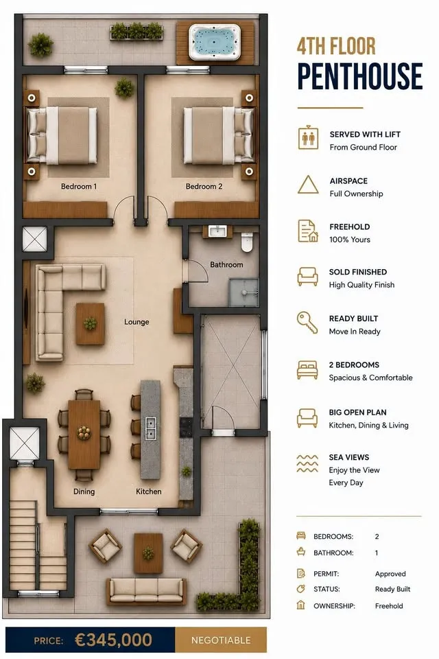 Marsascala Penthouse
