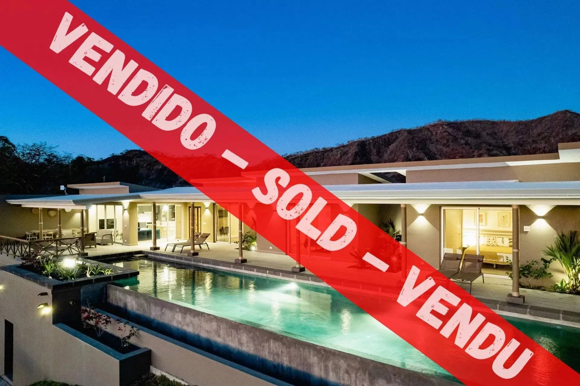 SOLD - Magnificent project of architect's villa(410m2) a pool & view of the nature, valley, sea