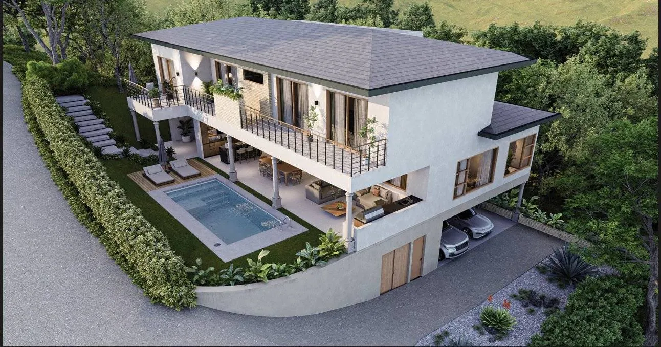 Contemporary Elegance with Pacific Ocean Views: Villa in Playa Grande