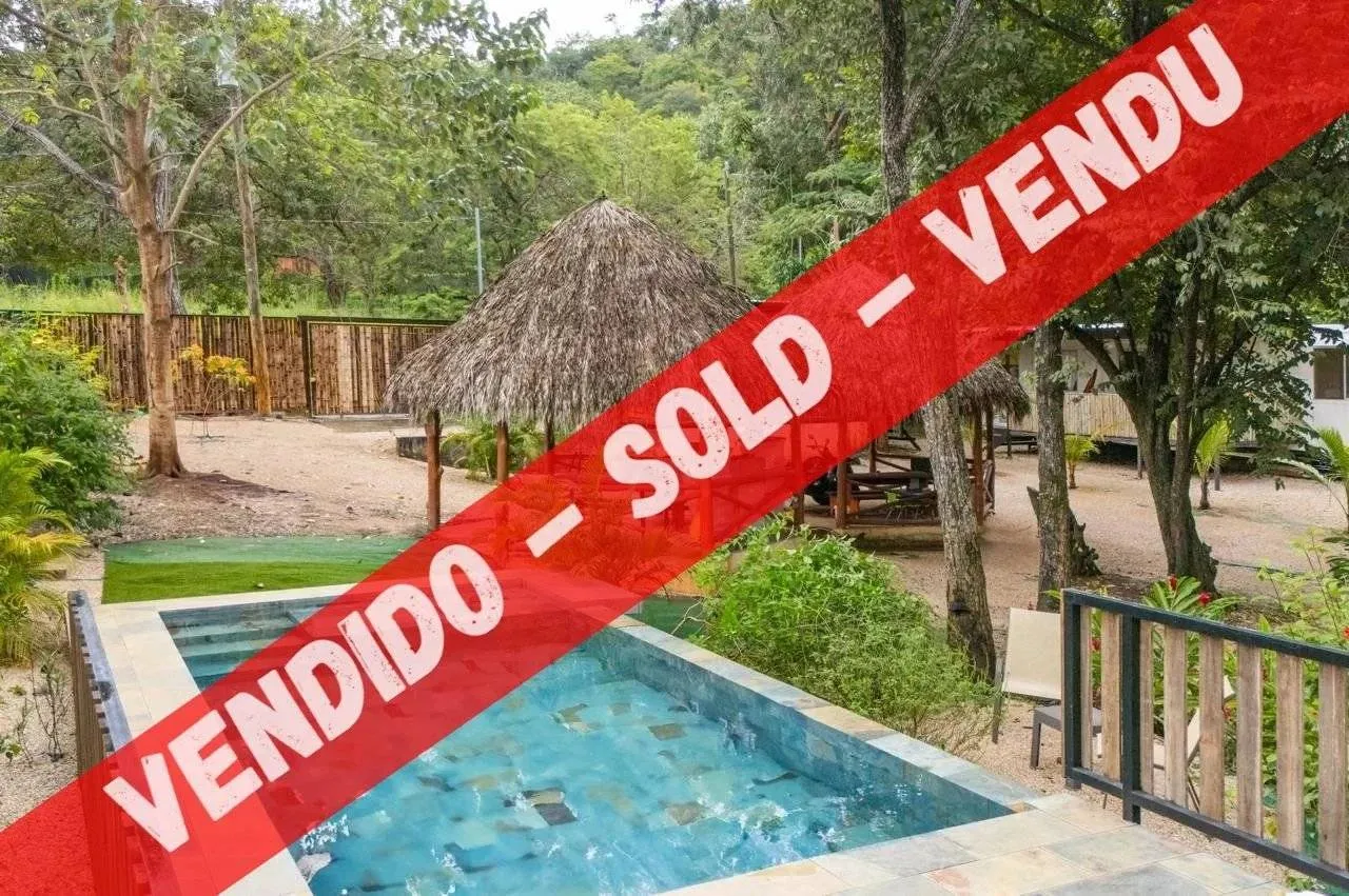 UNDER CONTRACT-Tropical oasis with two houses, a pool, and development potential in Santa Rosa, Costa Rica