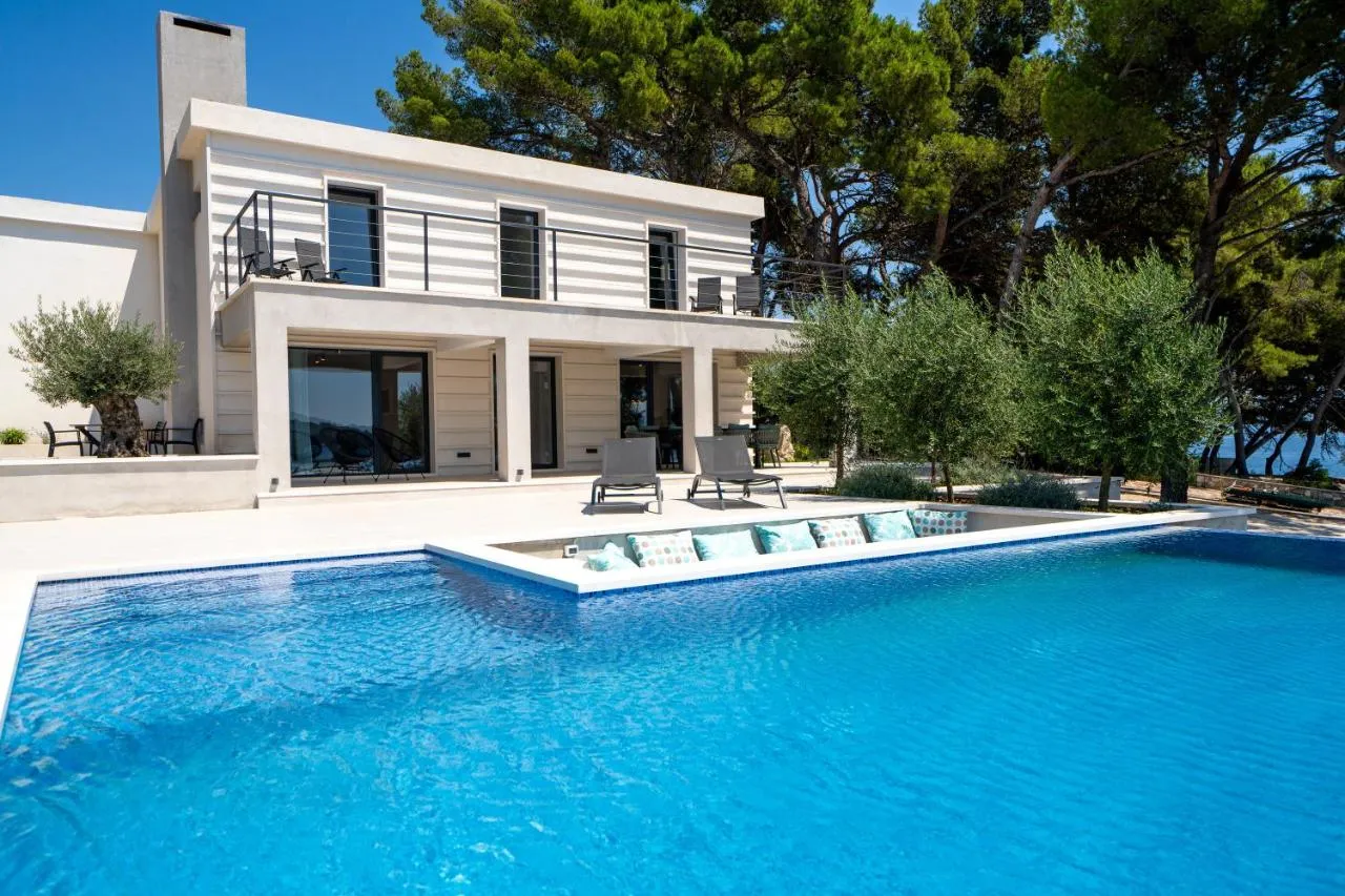 Stone Seafront Villa on Brac Island