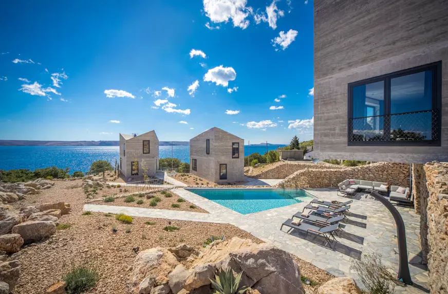 Exclusive Mediterranean villa in Lukovo with private pool and breathtaking Adriatic view
