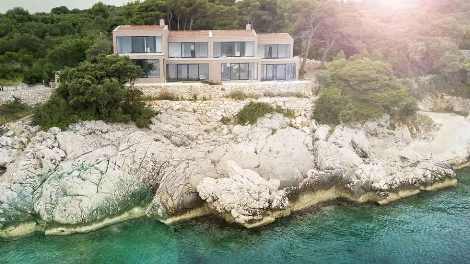 Seafront Villa On Kolocep Island - Dubrovnik Area