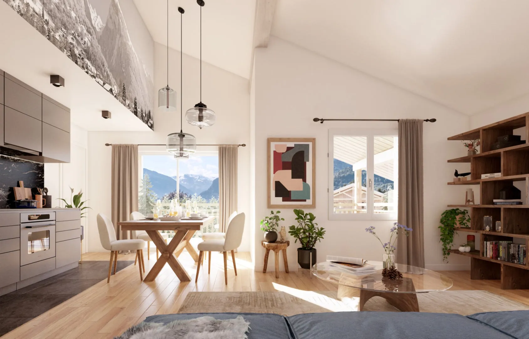 Penthouse de 3 quartos perto de SAMOENS, Haute-Savoie