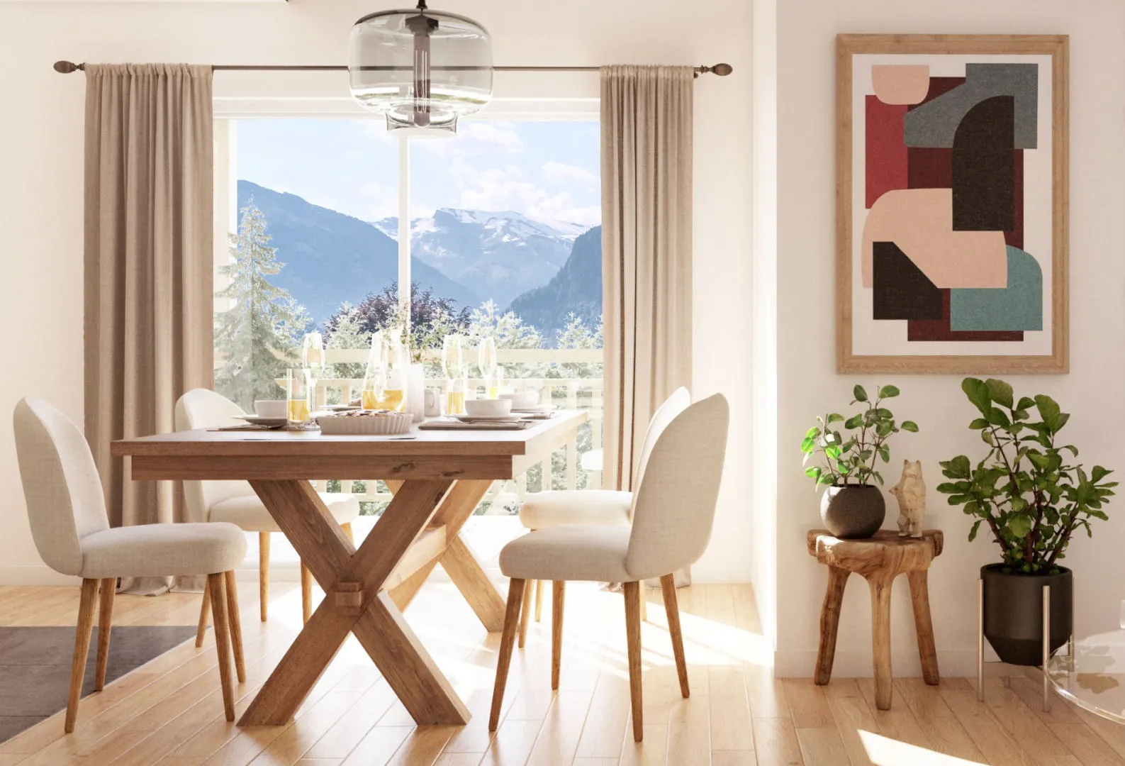 Cobertura de 5 quartos perto de SAMOENS, Haute-Savoie