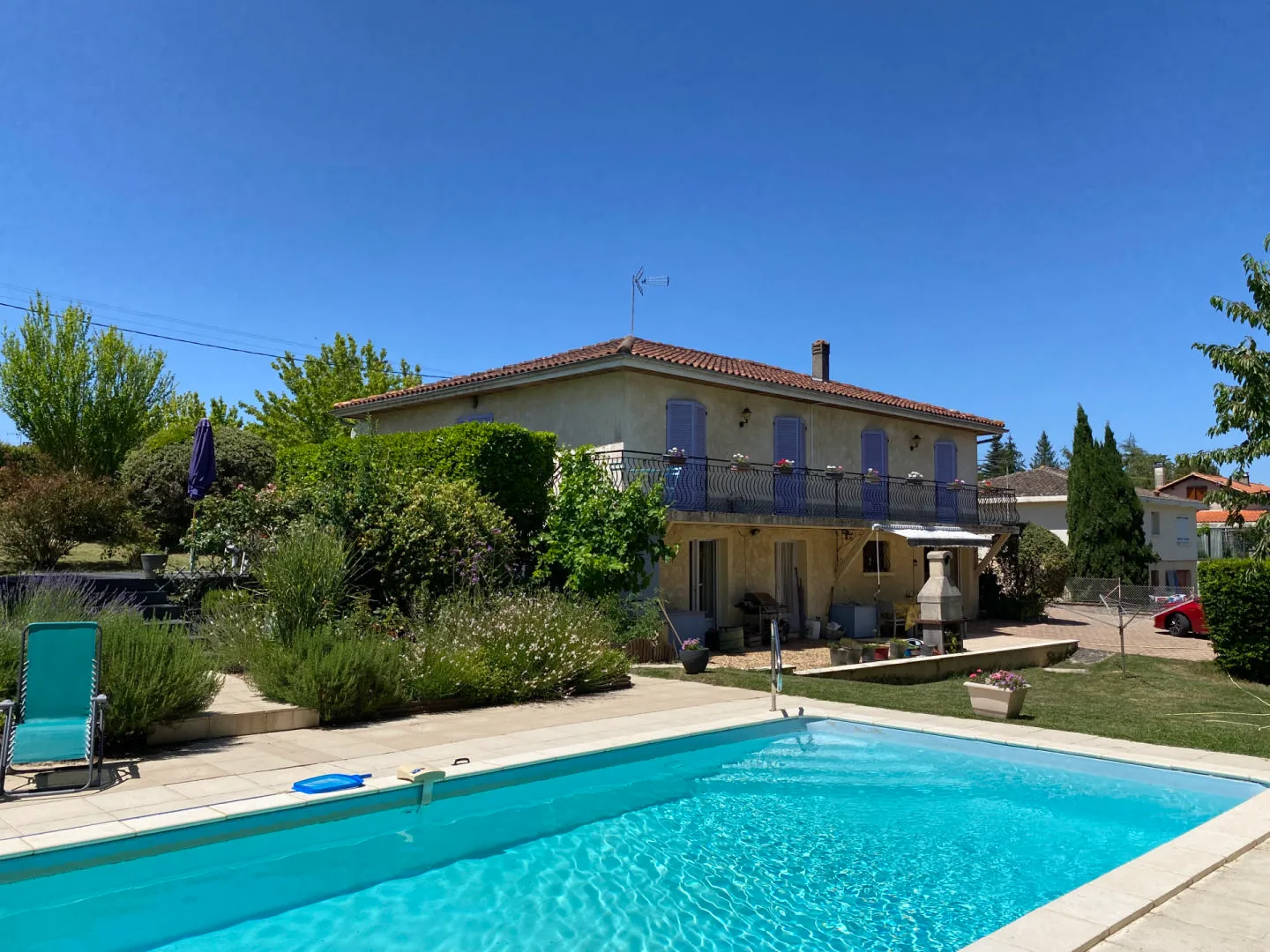 Four-Bedroom Village Property with Pool and Mature Gardens