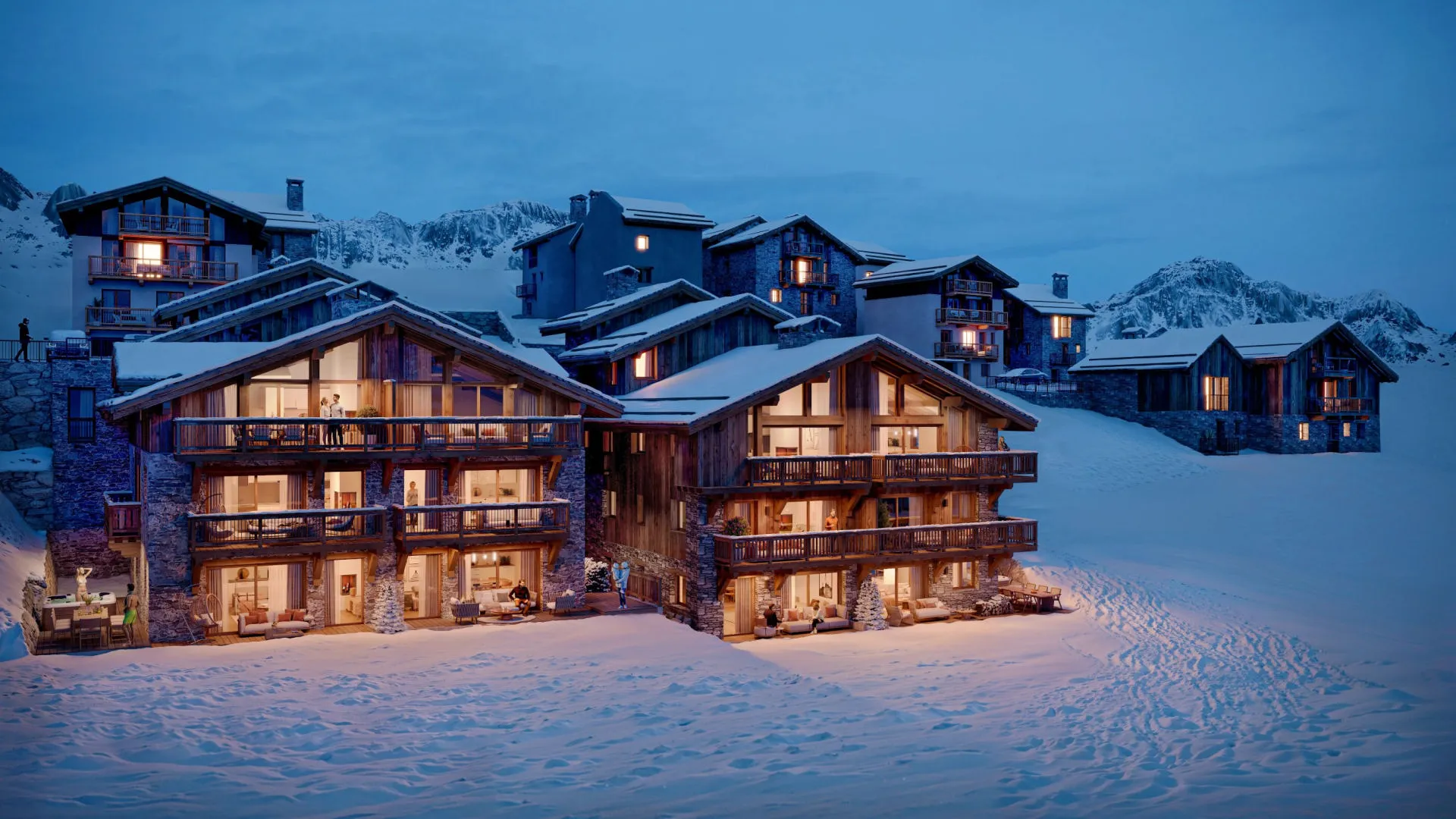 6 bedroom Ski Apartment near SAINT-MARTIN-DE-BELLEVILLE, Savoie