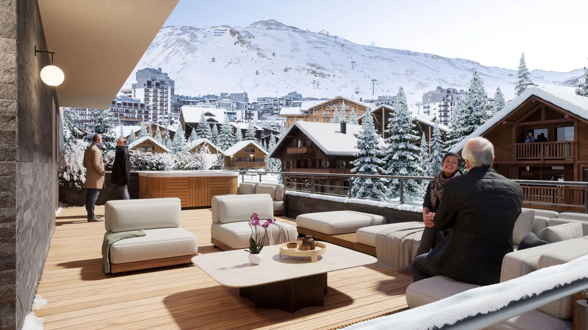 Penthouse de 3 quartos perto de LES-DEUX-ALPES, Isere