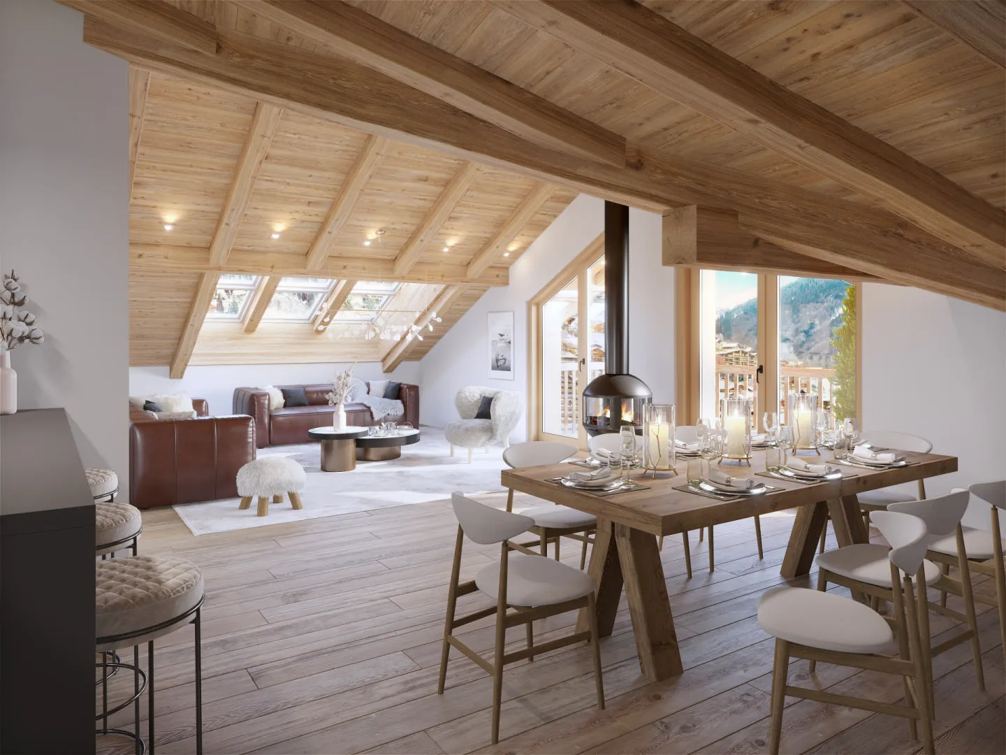 Penthouse 4 chambres près de MORZINE, Haute-Savoie