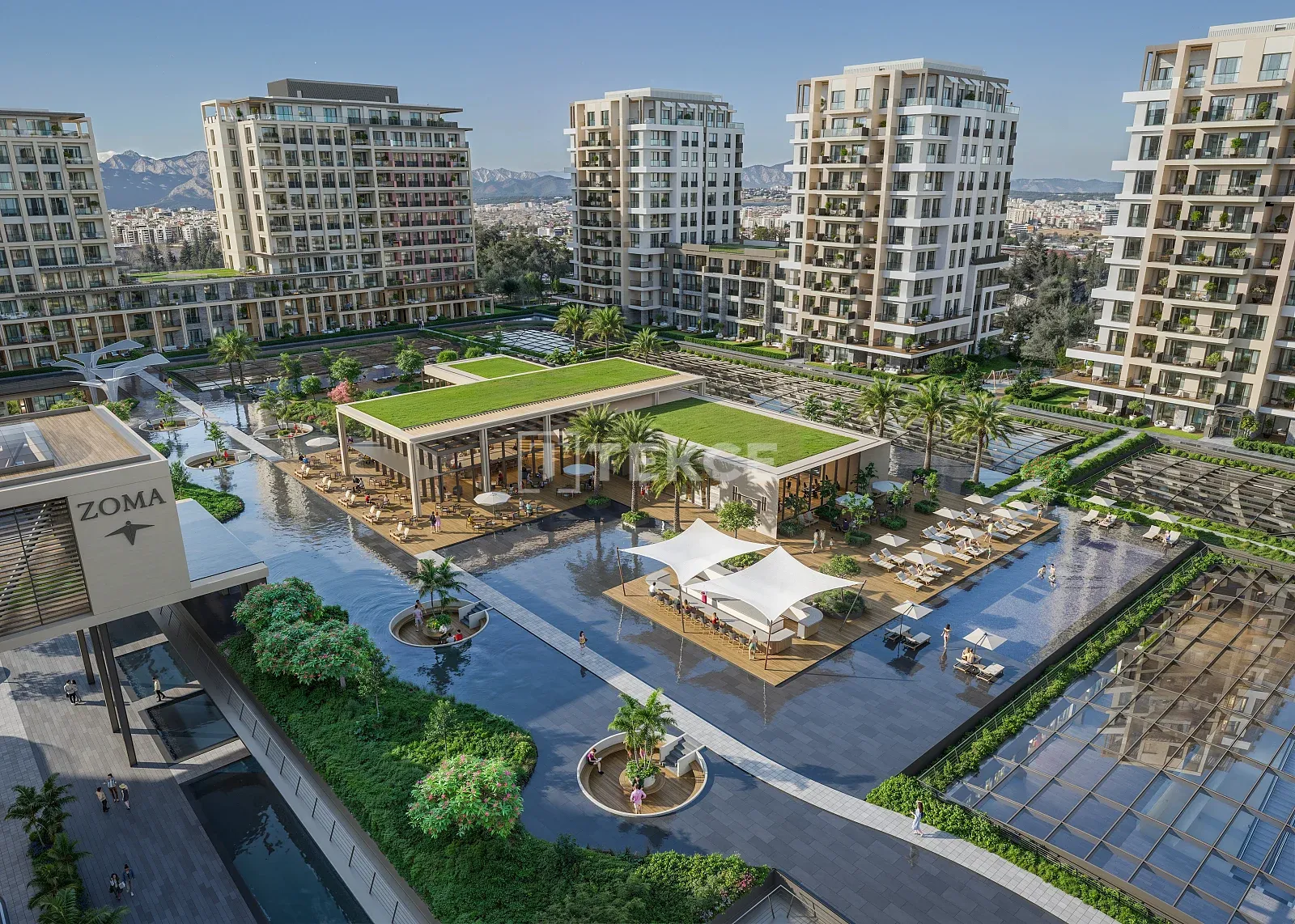 Antalya'da Lüks Yaşayın Luviya Projesi'nde Satılık Apartmanlar