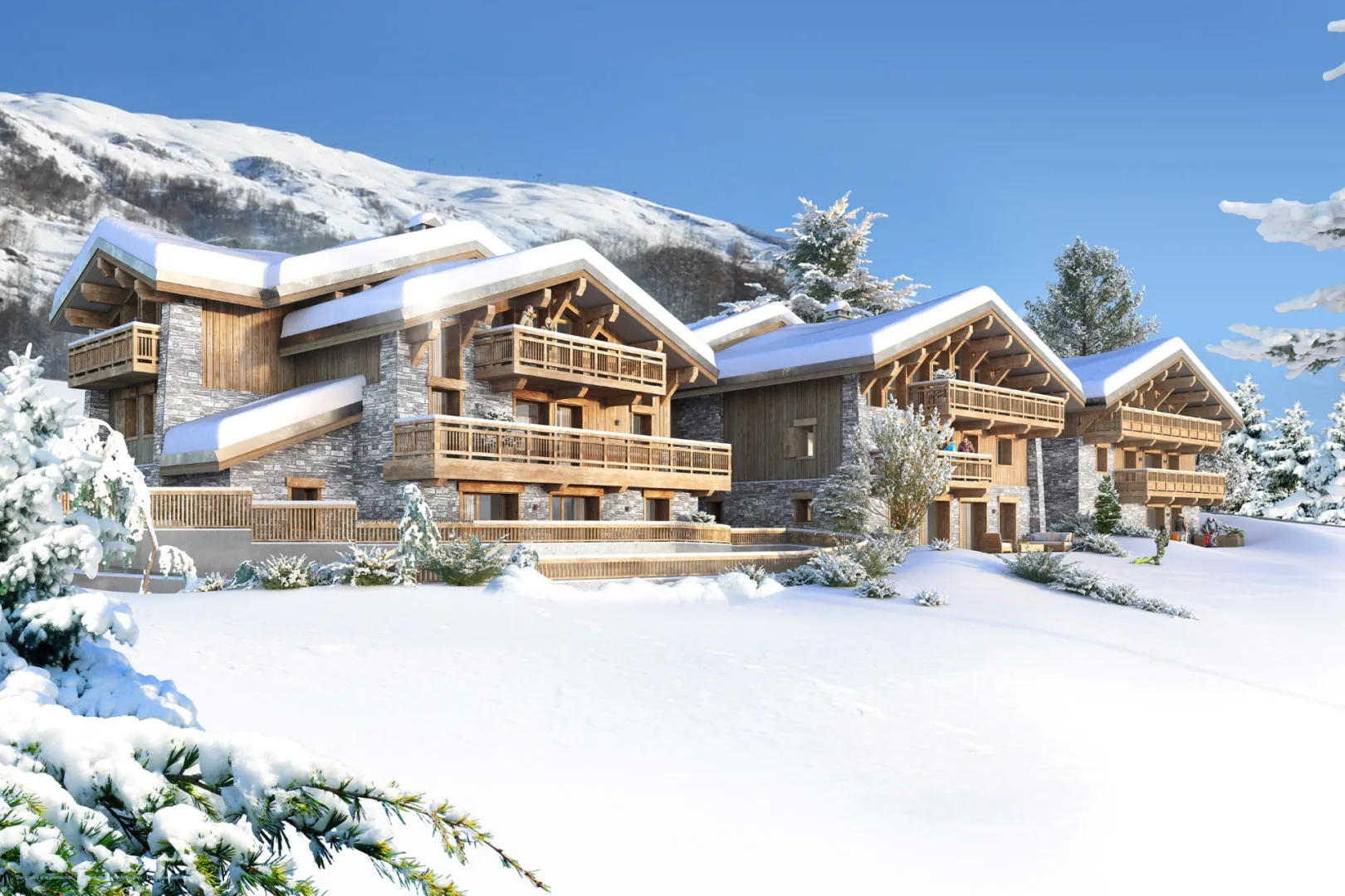 3-Zimmer-Skichalet in der Nähe von SAINT-MARTIN-DE-BELLEVILLE, Savoie