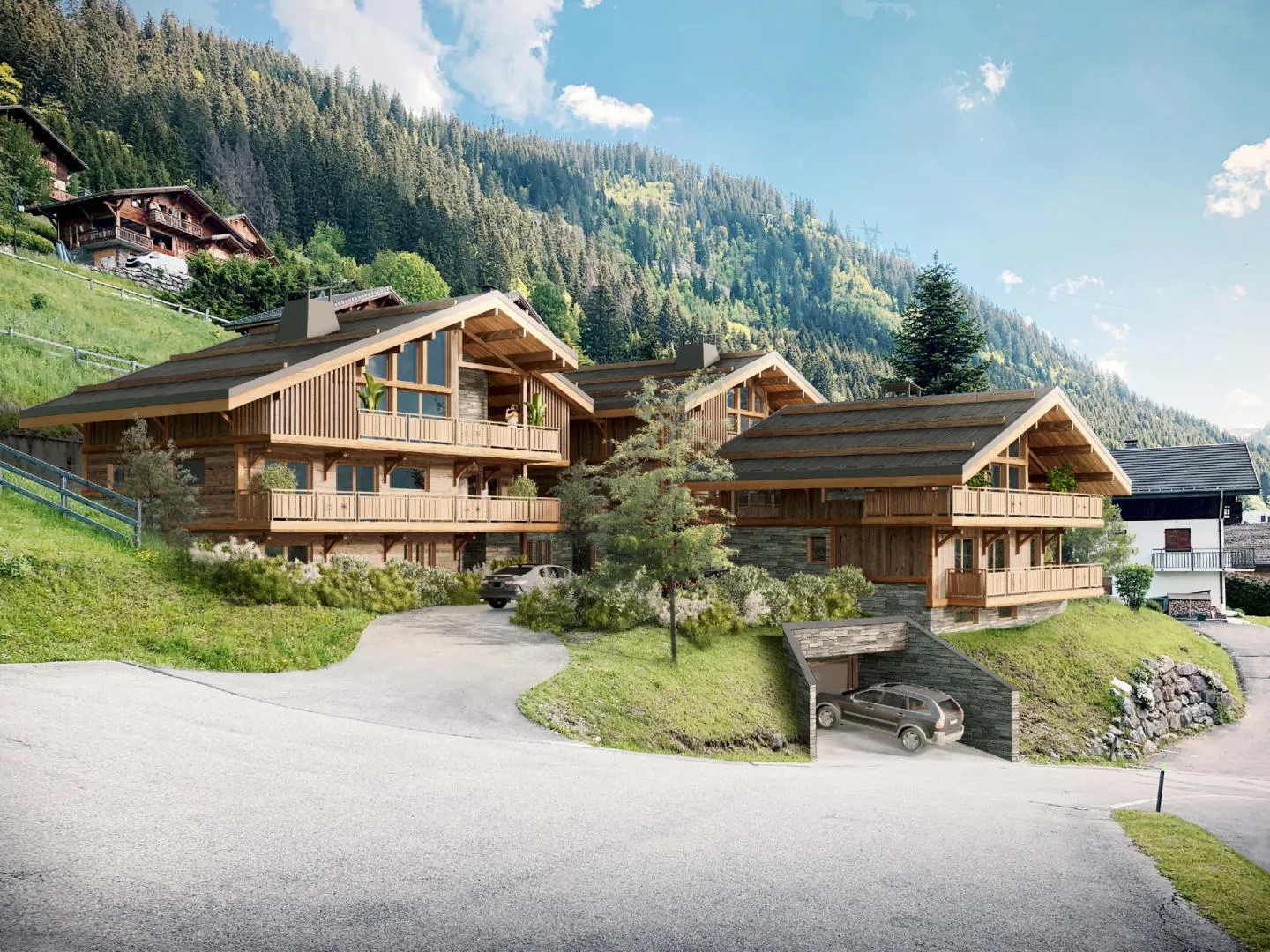 CHATEL, Haute-Savoie yakınında 6 yatak odalı Kayak Evi