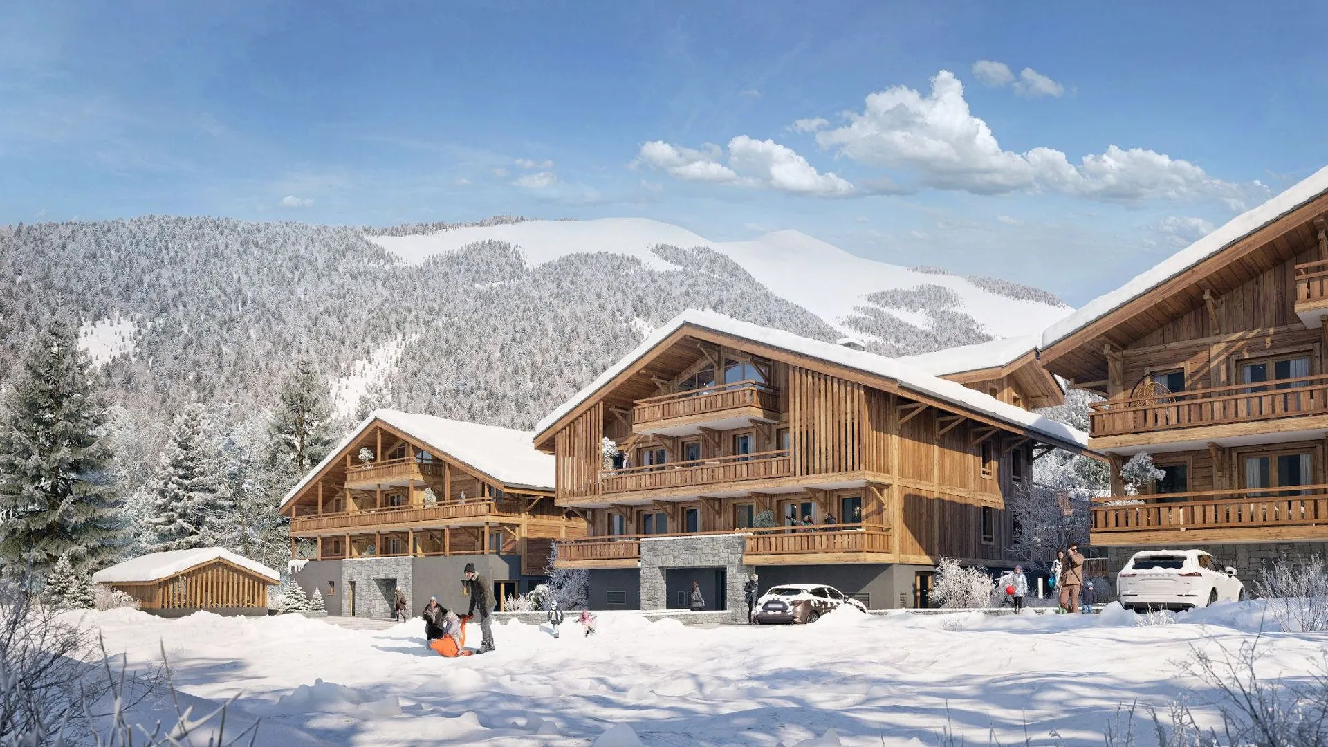 MONTRIOND, Haute-Savoie Yakınında 1 Yatak Odalı Kayak Dairesi