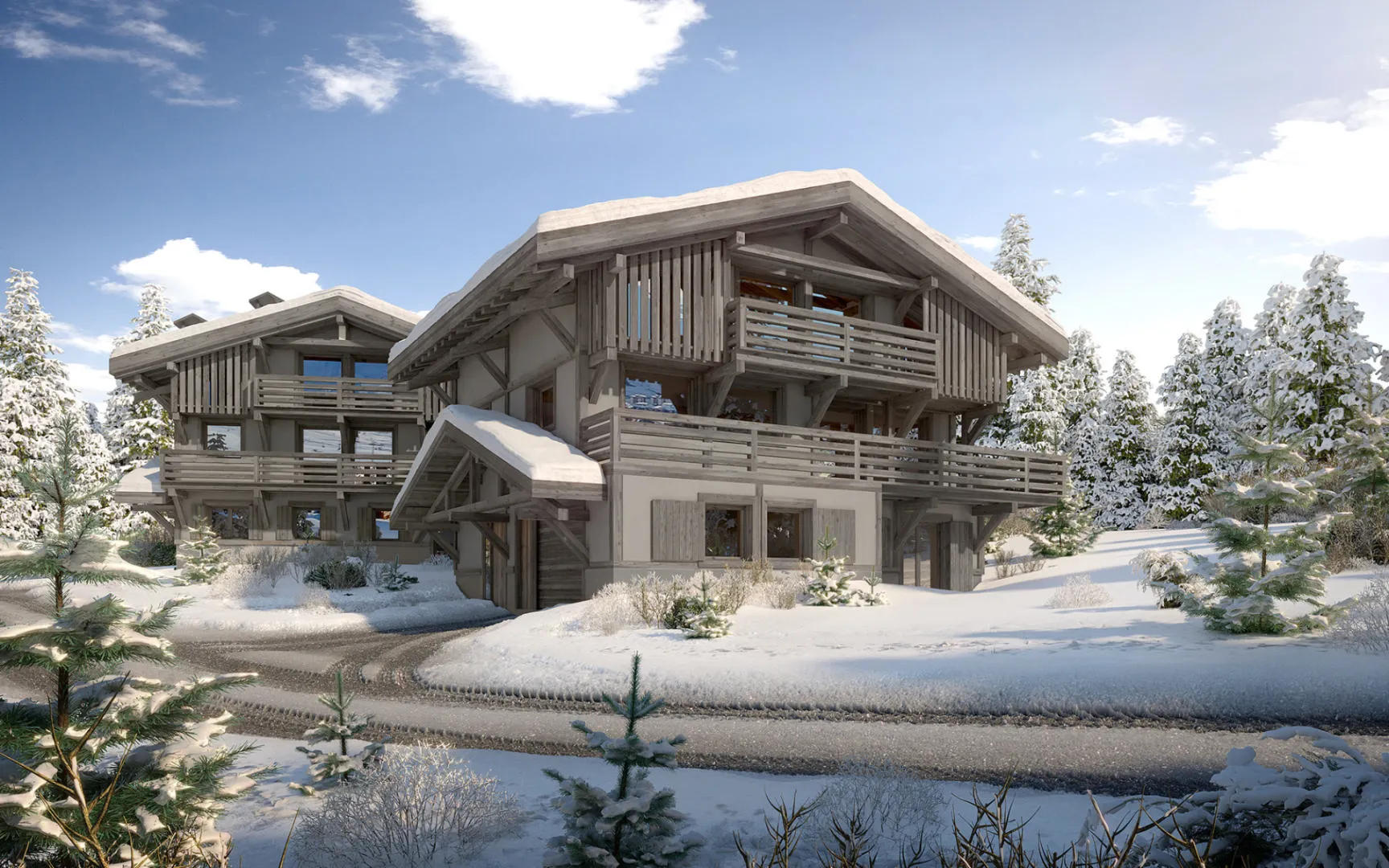 5-Schlafzimmer-Skihütte in der Nähe von MEGEVE, Haute-Savoie