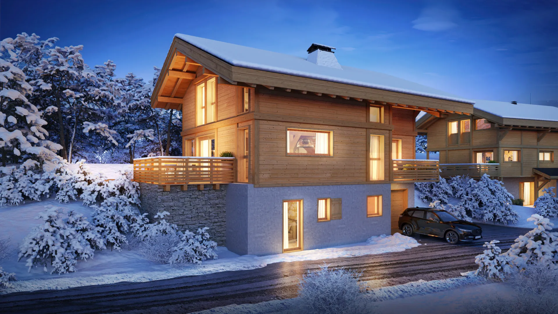 For Sale : 4 bedrooms Ski Chalet near COMBLOUX, Haute-Savoie