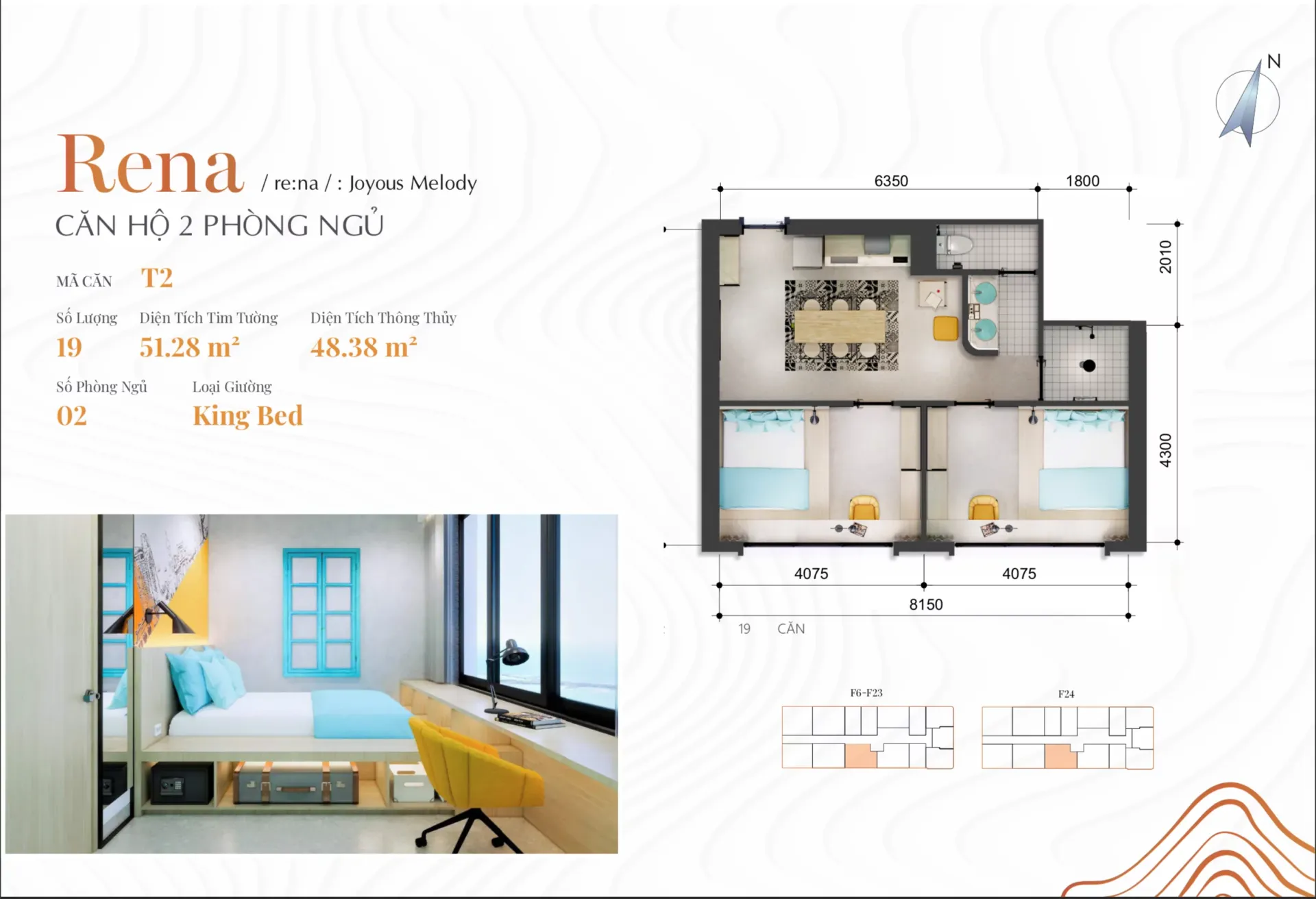 Condominio 2 camere in vendita presso il progetto condominio fronte mare Felicia Danang