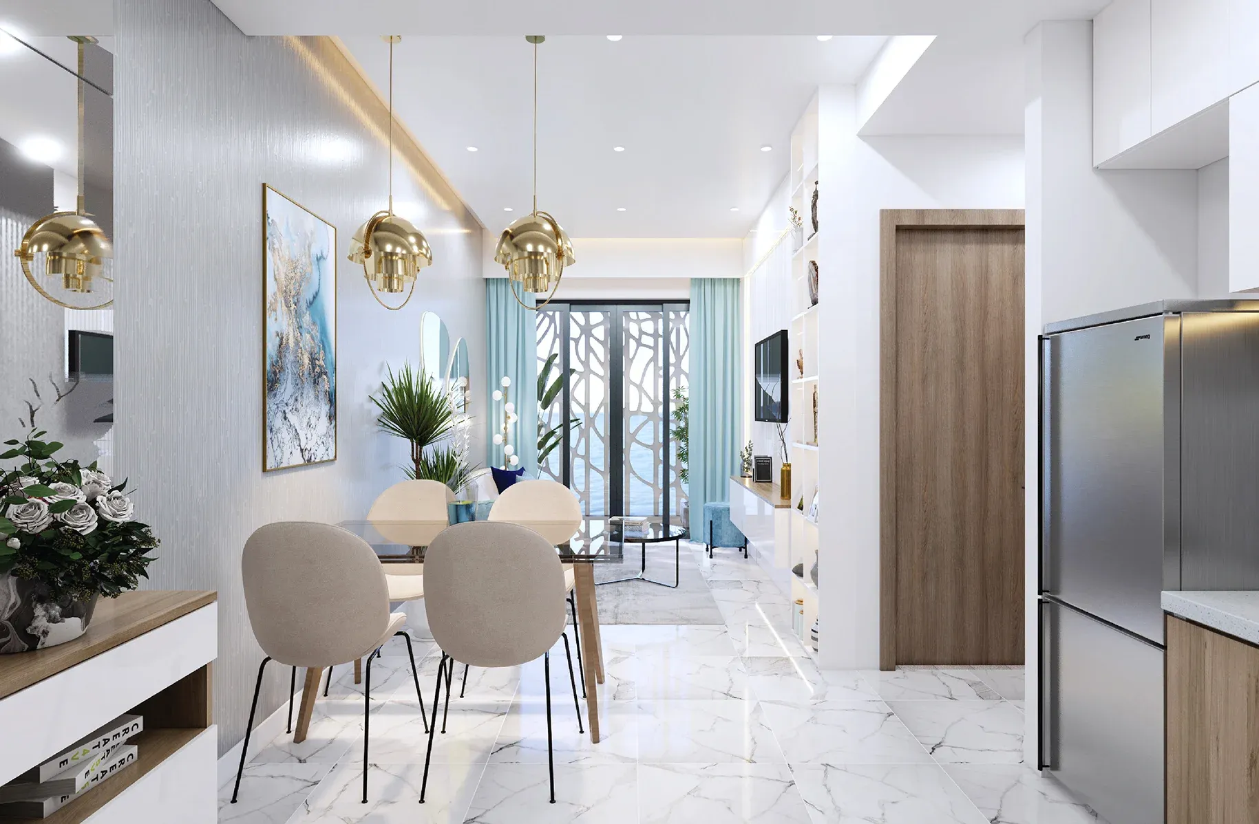 Apartamento de 2 Quartos à Venda no Projeto Nam O Discovery