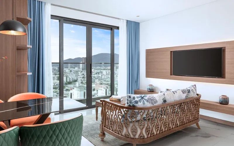 Appartement de luxe 3 chambres au cœur de Da Nang, balcons ensoleillés, vues à couper le souffle ou Center Point Da Nang