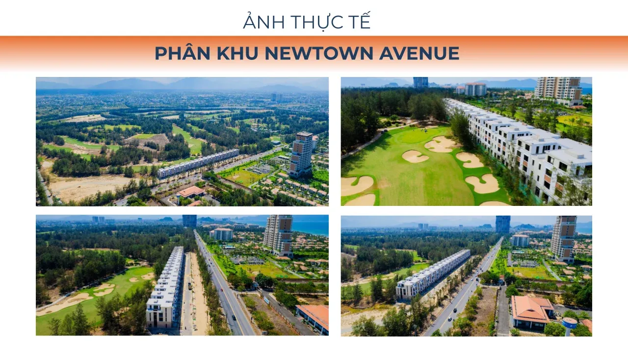 Maison de ville à vendre à Newtown Legend Danang Legacy Street avec vue sur un parcours de golf de 36 trous