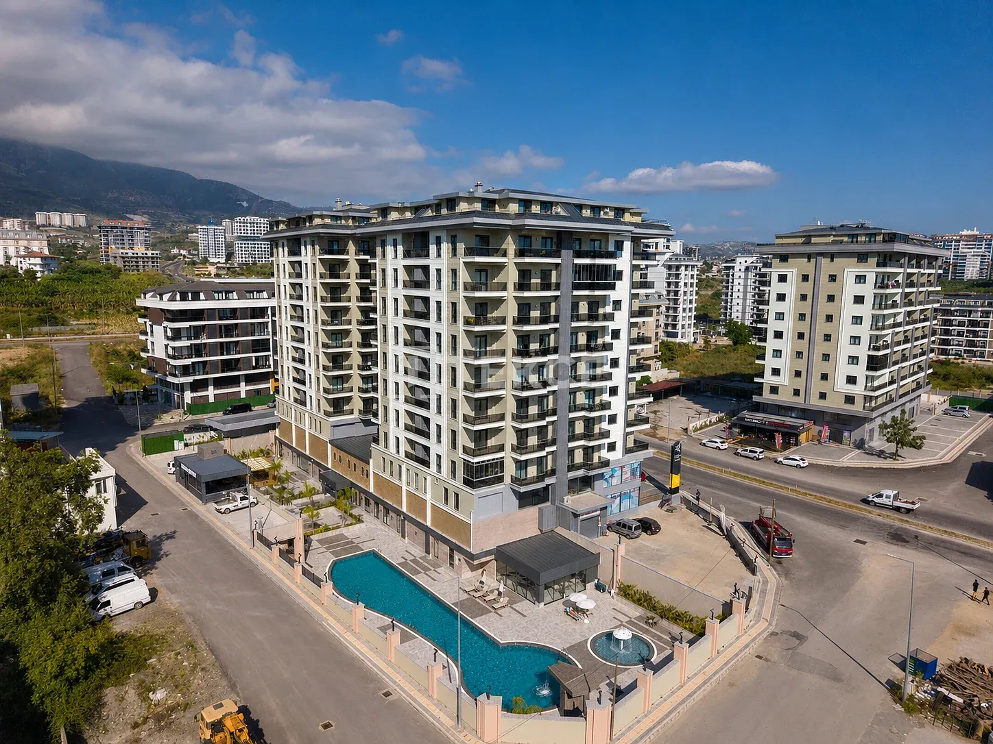 Schlüsselfertige Apartments in einem voll ausgestatteten Komplex in Alanya