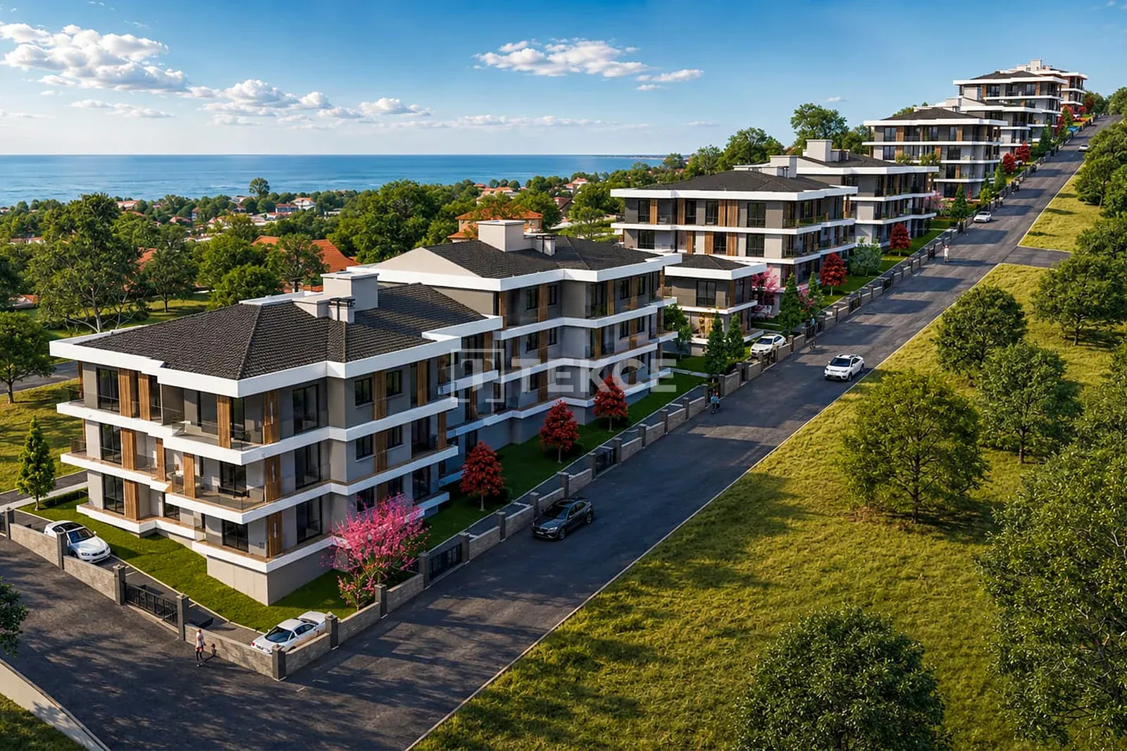 Apartamentos com Vista Mar e Cidade com Parcelamento em Yalova
