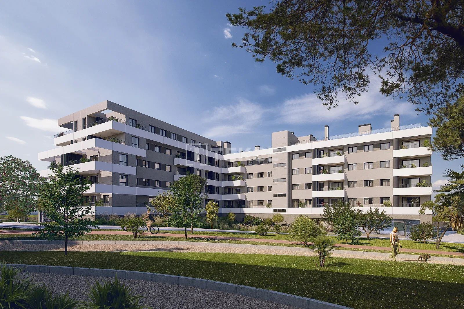 Helle Apartments mit privaten Terrassen im Zeta-Viertel, Málaga