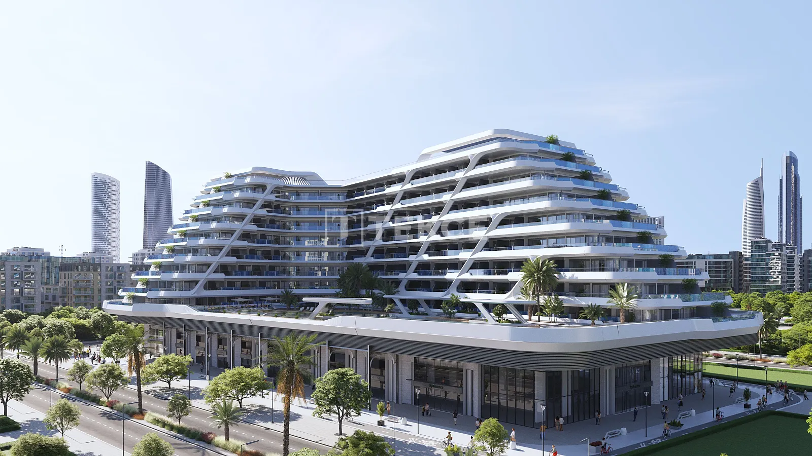 Appartements exclusifs avec piscine privée sur balcon à Arjan, Dubaï