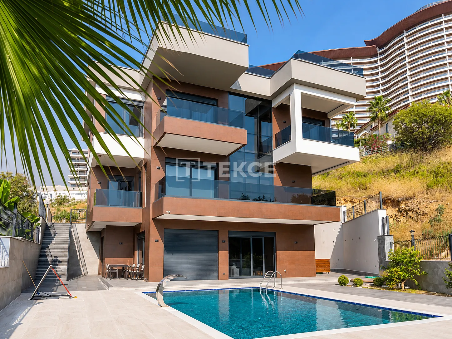 Villa amueblada de diseño de lujo en Kargıcak, Alanya
