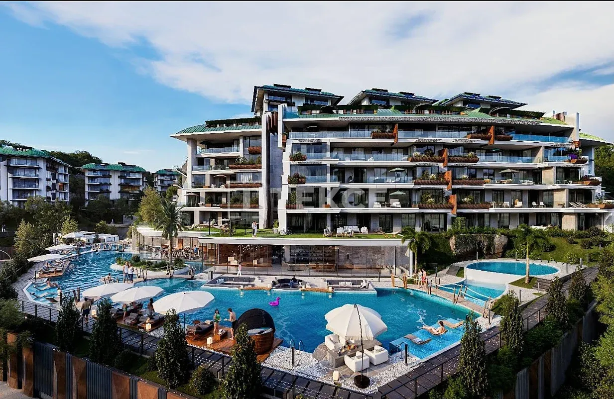 Bosphorus View Apartments in a Project in İstanbul Turkey