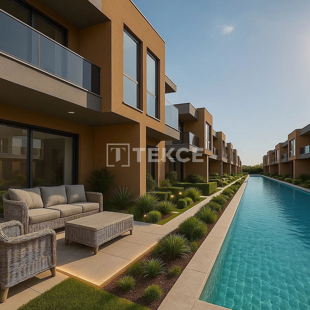Villas Pareadas Cerca de la Playa en Mersin Silifke
