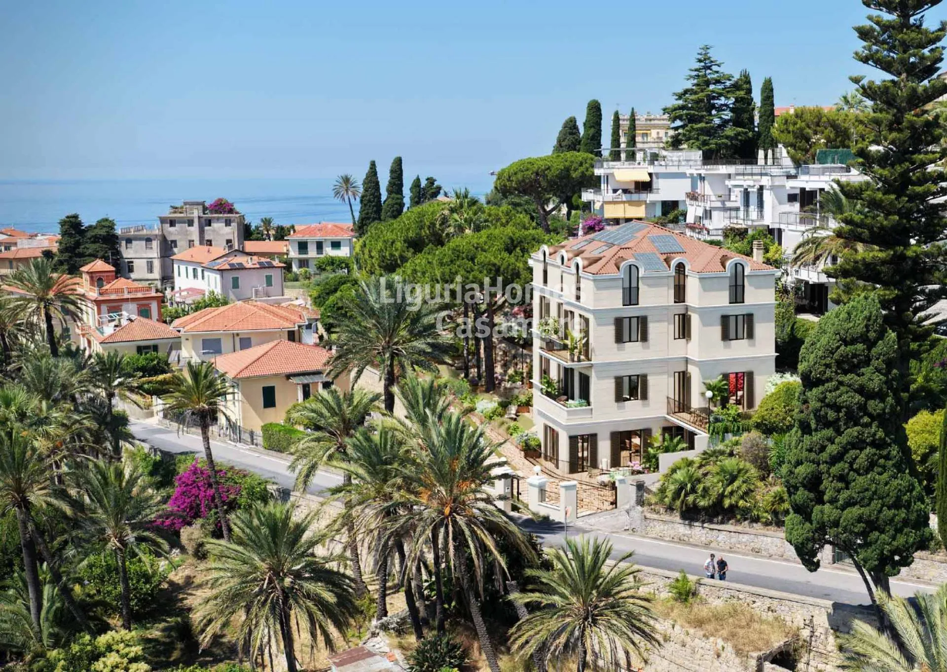 New apartment with stunning sea view and terrace for Sale in Bordighera.