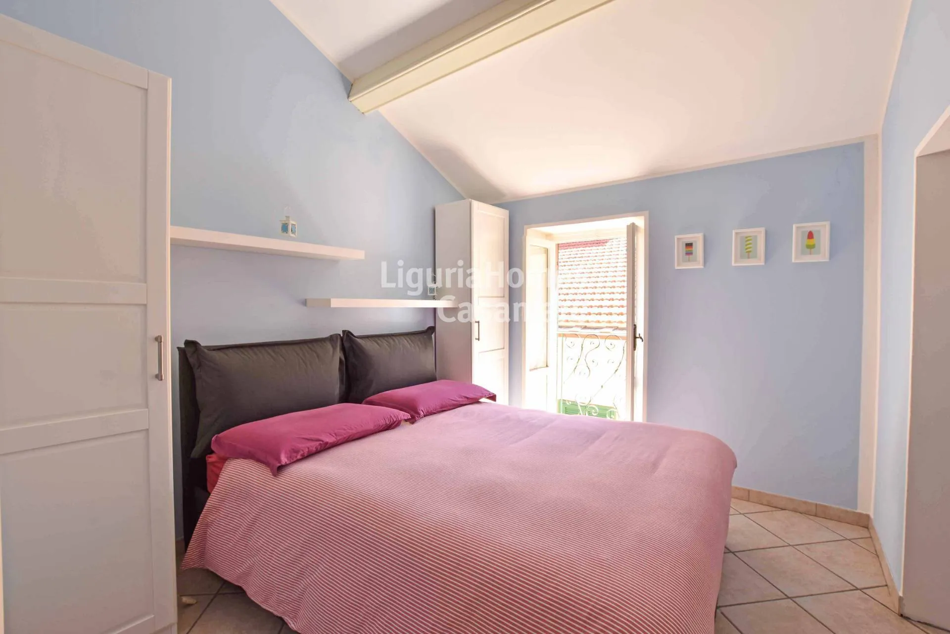Apartamento perto do mar no centro histórico pedonal de Alassio.