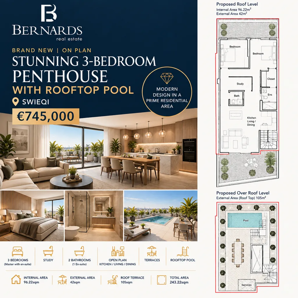 Penthouse in Swieqi