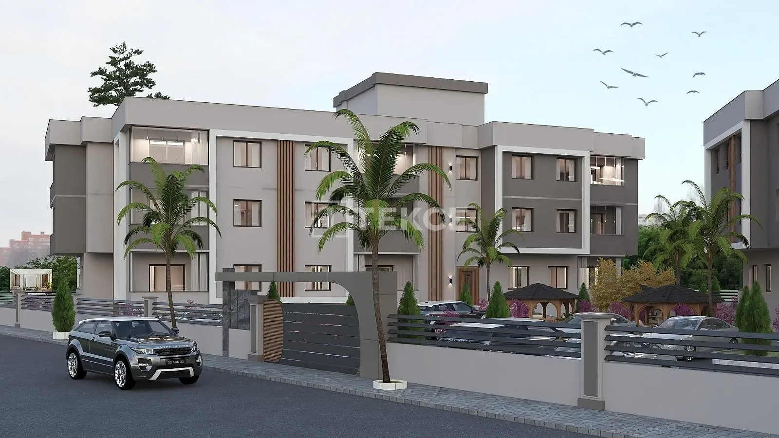 Apartamentos de Investimento a Uma Curta Distância a Pé das Comodidades em Mersin
