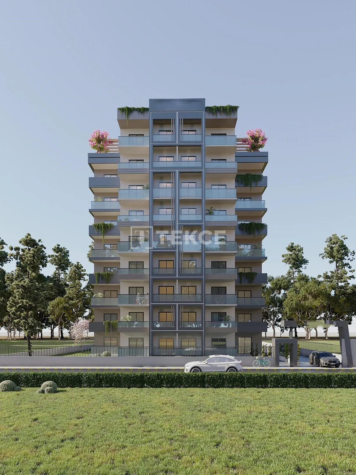 Novos Apartamentos Próximos a Comodidades em Yenişehir Mersin