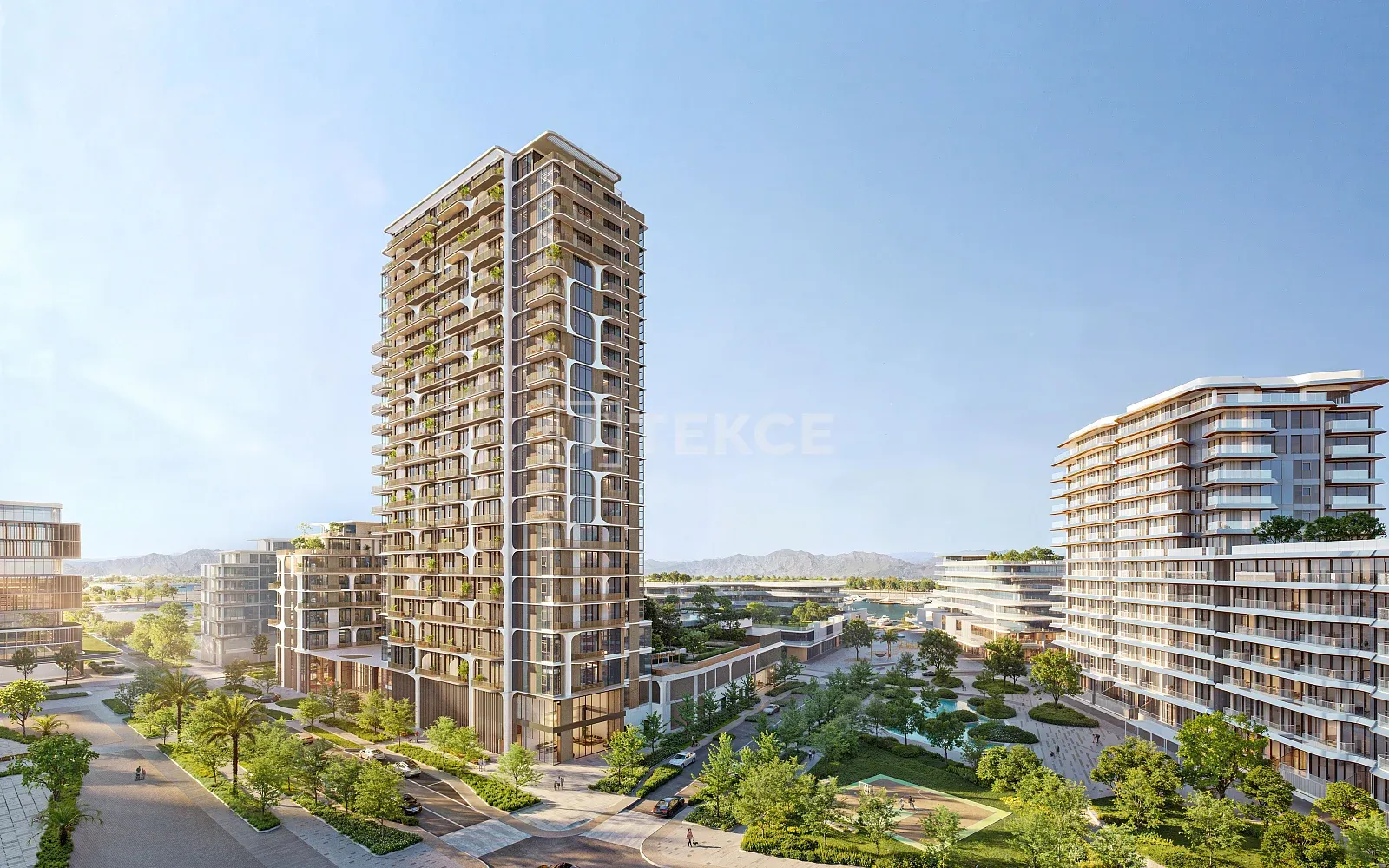 Appartements avec vue sur la mer dans le centre de Mina Al Arab, Ras Al Khaimah