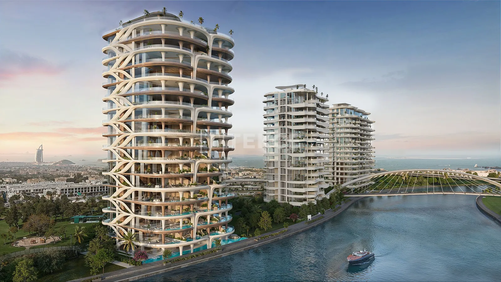 Appartements Ultra-Luxe le long du Dubai Water Canal
