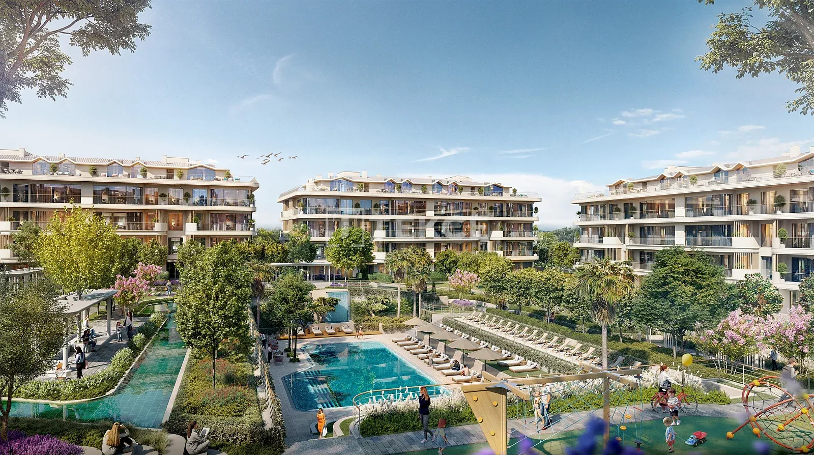 Appartements avec Piscine près de la Côte et du Metrobus à Bakırköy Istanbul