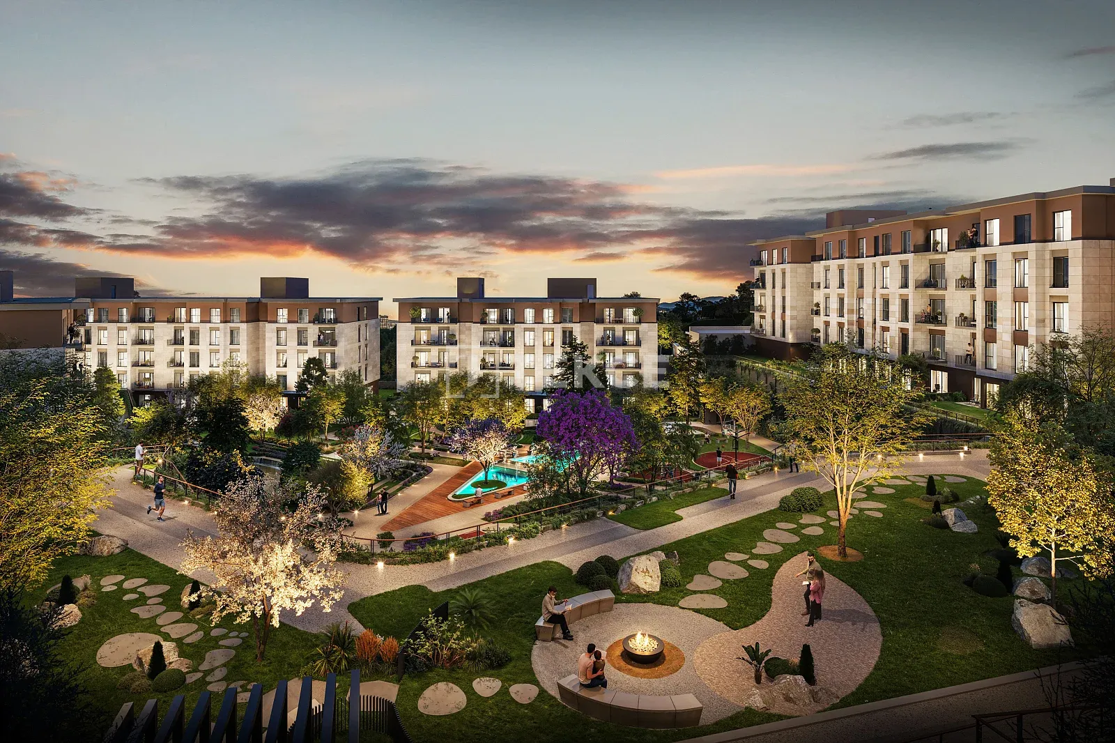 Amplios Apartamentos en Venta en Başakşehir Estambul Cerca del Metro