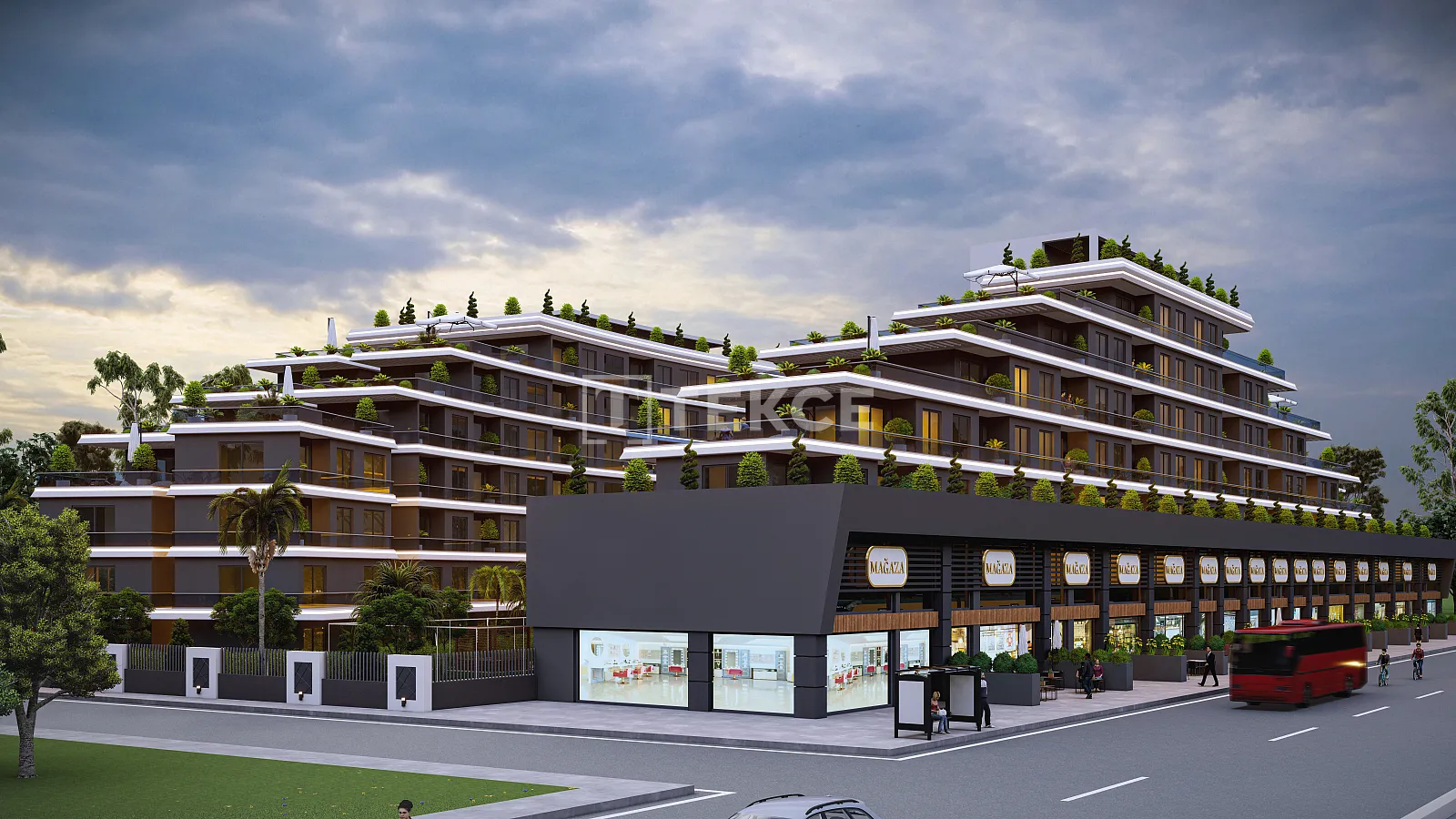 Antalya’da Görünürlüğü Yüksek Bir Cadde Üzerinde Satılık Dükkanlar