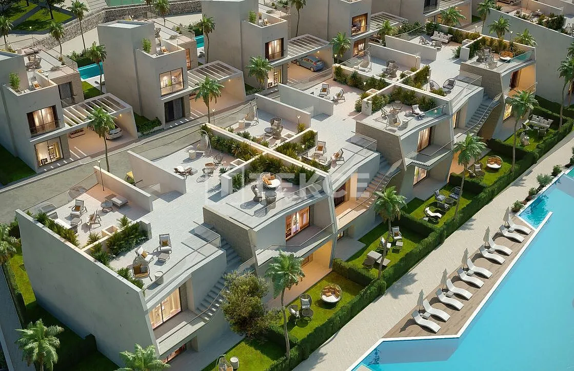Villas en Bord de Mer avec Piscines Privées à Tatlısu Gazimağusa