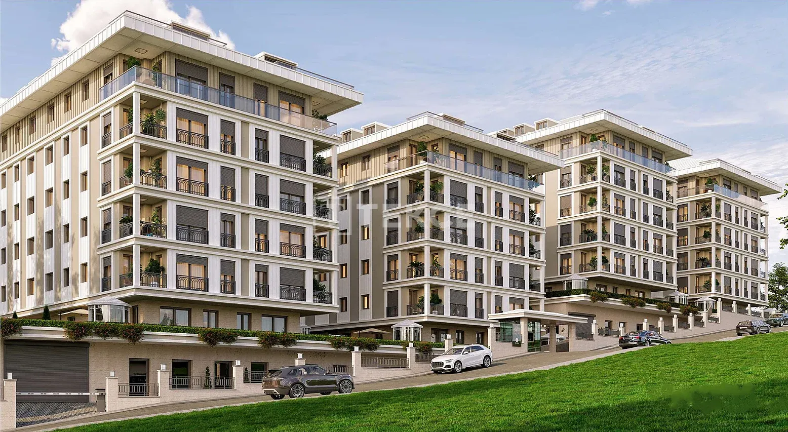 Appartements dans un Complexe à Üsküdar Istanbul avec Vue sur le Bosphore
