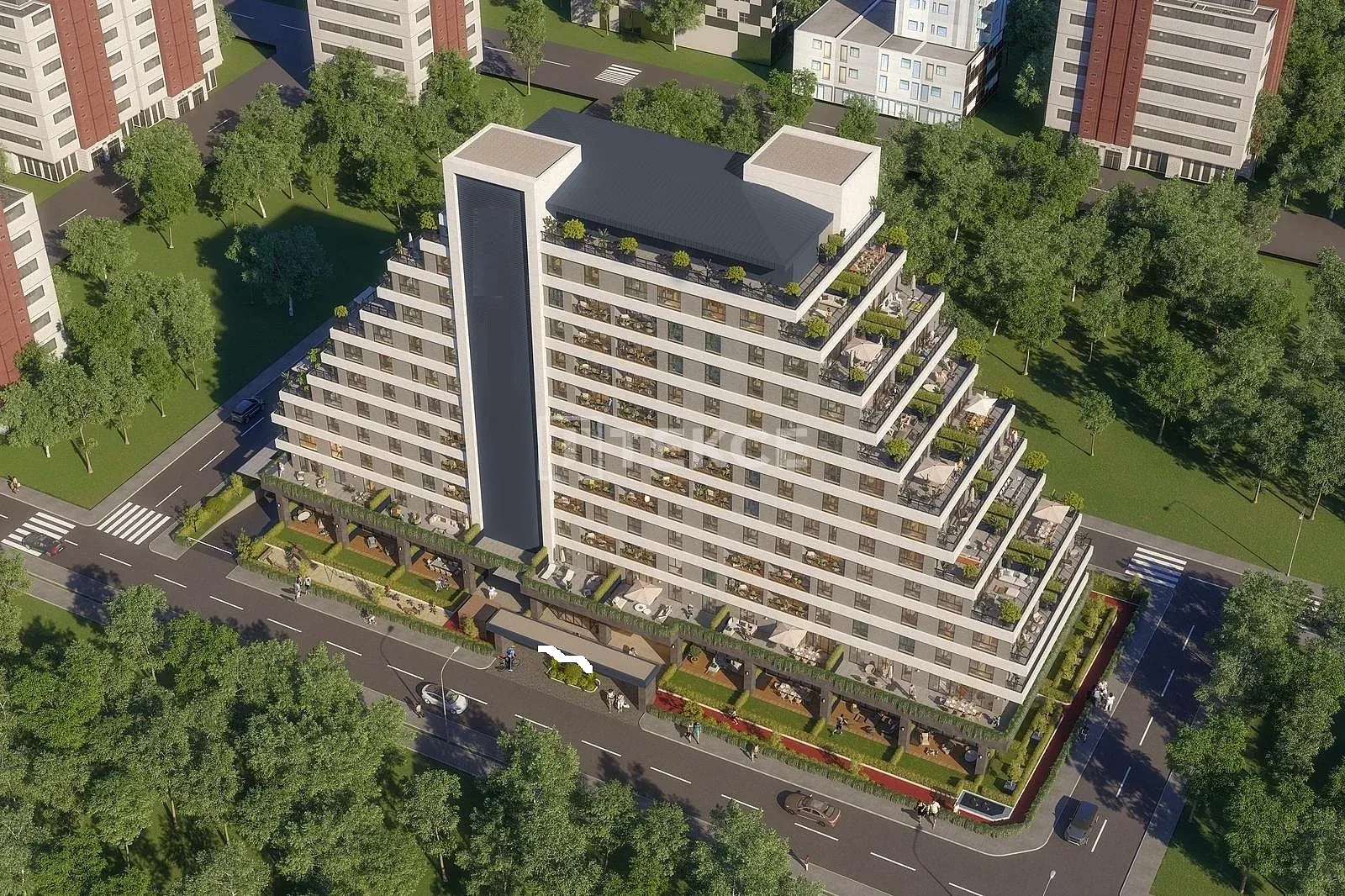 İstanbul Kağıthane'de Güvenli Bir Site İçinde Teraslı Daireler