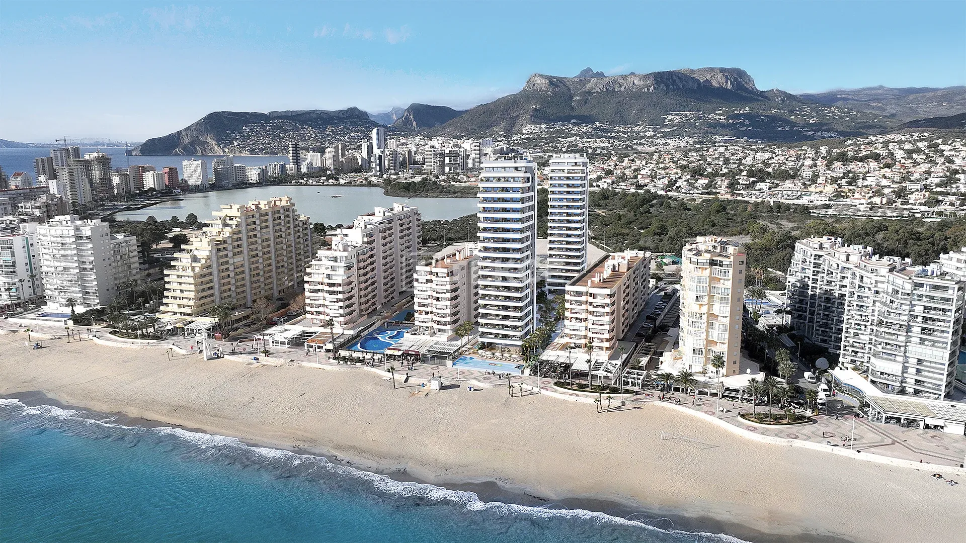 Appartamenti con vista sul mare presso la spiaggia di La Fossa a Calpe Alicante